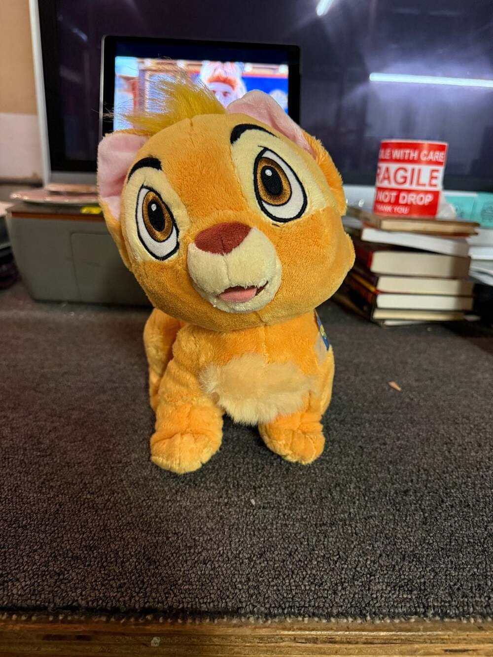 Disney Store Stamped Oliver from Oliver and Company Plush